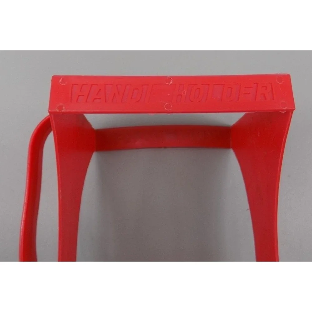 Vintage Milk Carton Handi Holder Red Evlo Plastics Sandusky Ohio